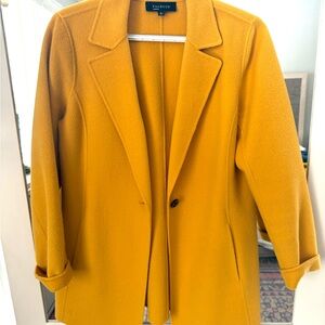 Talbots Women's Mustard Blazer Jacket